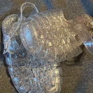 Size 21 super cute jelly sparkle sandals